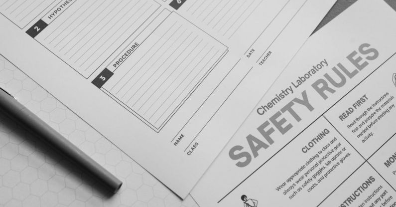 Guidelines - A Diagnosis Form on a Chemistry Laboratory Safety Rules Guidelines