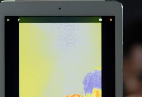 Thermal Imaging Cameras - A Thermal Image on a Tablet