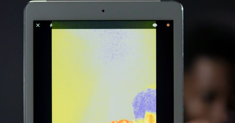 Thermal Imaging Cameras - A Thermal Image on a Tablet